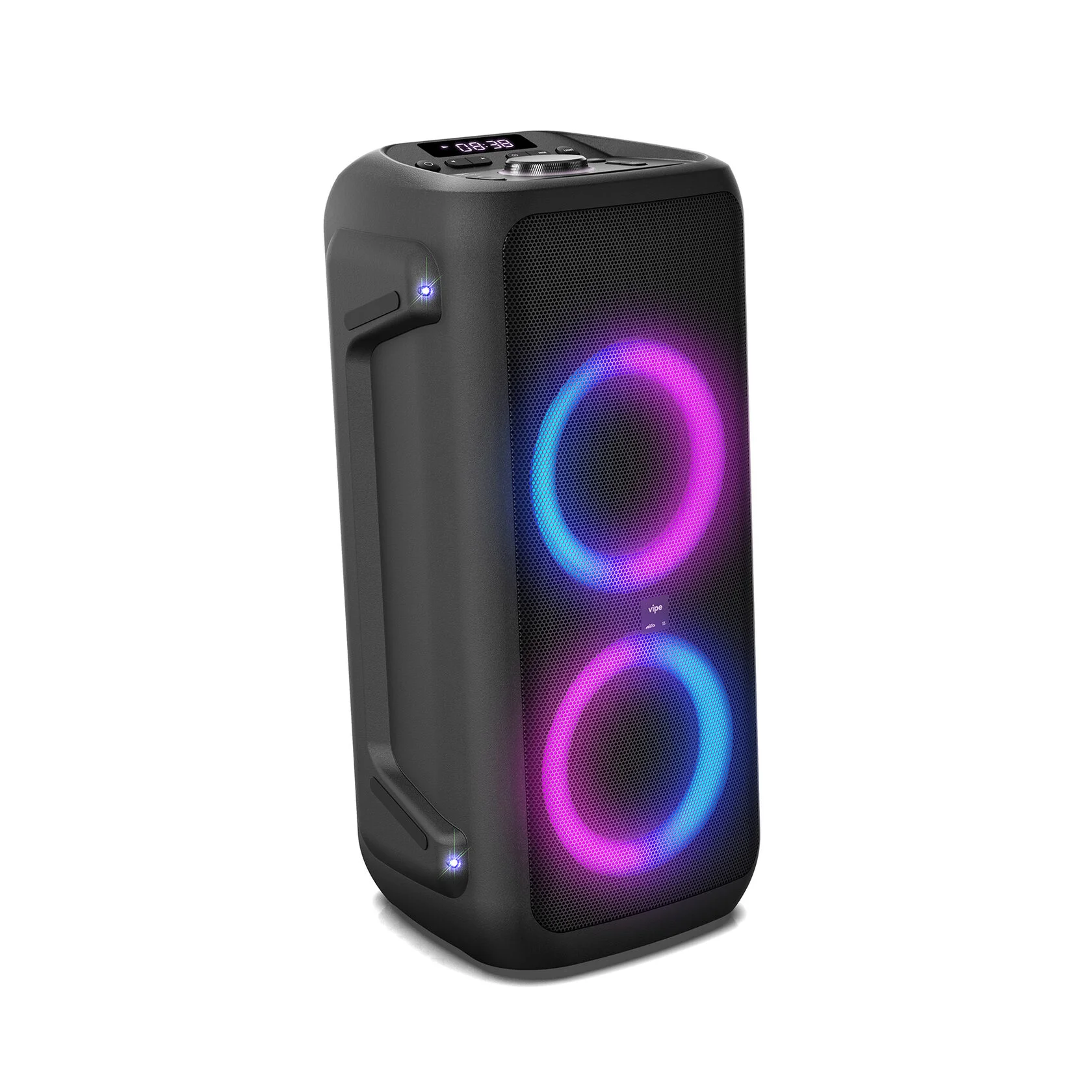 

Мидисистема Vipe Nitro X5, 80 Вт, караоке, USB, AUX, Bluetooth, ПДУ, черный (VPMSNITROX5), Nitro X5