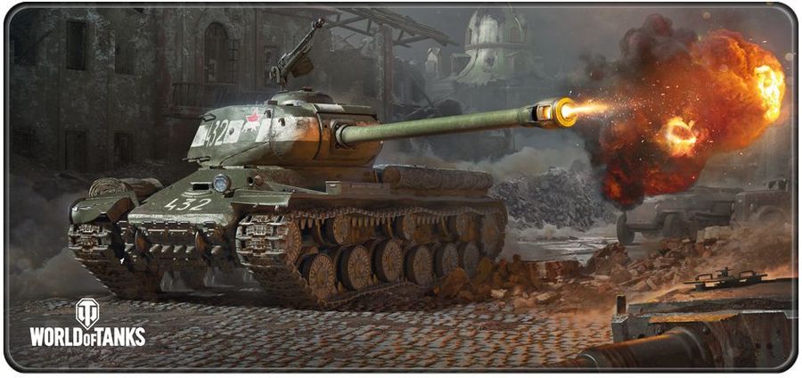

Коврик для мыши World of Tanks IS-2 XL, игровой, 900х420х3мм, принт (FWGMPWTTIS222S0XL), IS-2 XL