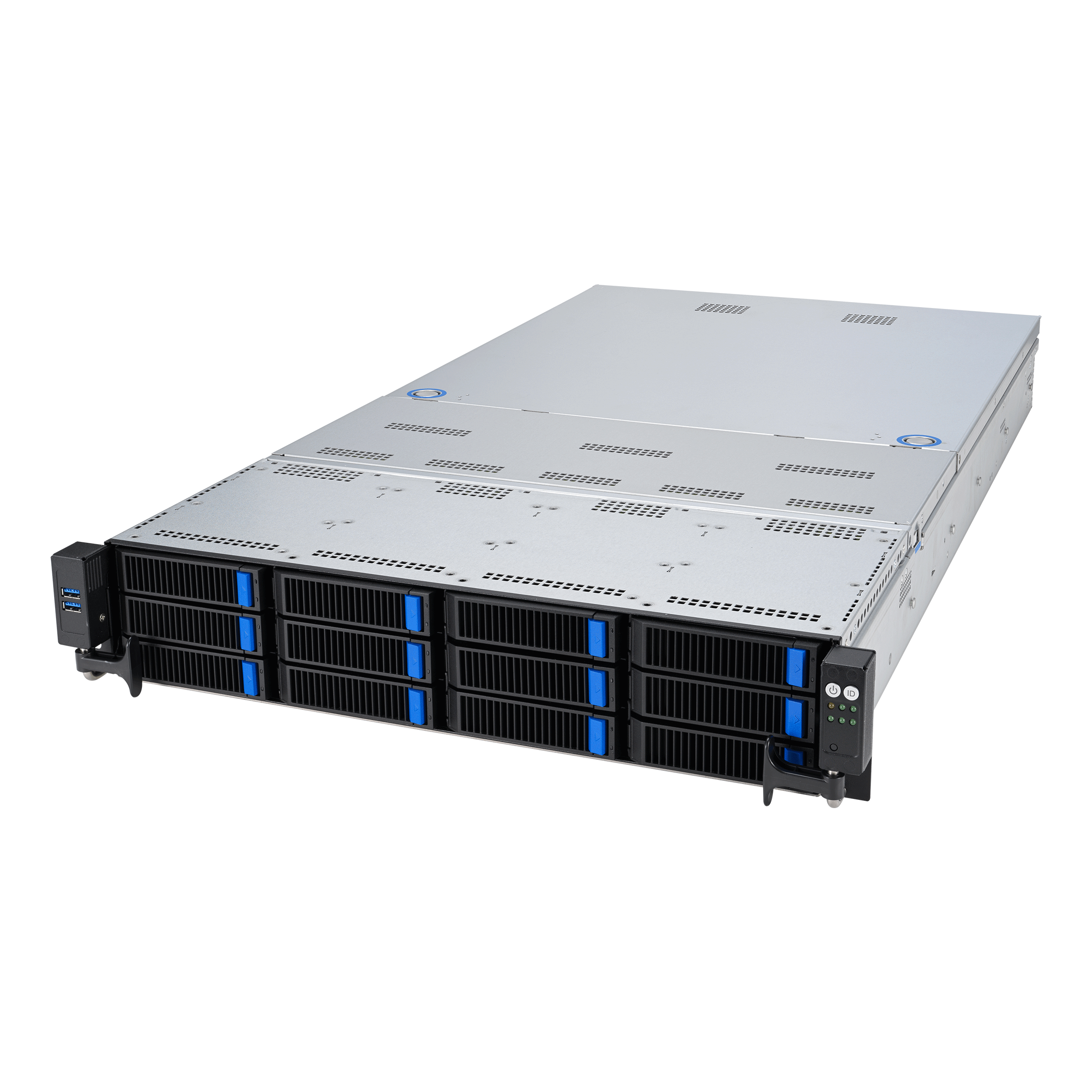 Серверная платформа ASUS RS720-E11-RS12U, 2xLGA4677, 32xDDR5, 12x2.5/3.5 HDD HS, Redundant 2x1600 Вт 2U (90SF01Z1-M00180)