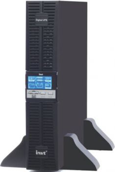 ИБП INVT HR1103L, 3000 В·А, 2.7 кВт, клеммная колодка, розеток - 1, USB, черный (HR1103L) (без аккумуляторов)