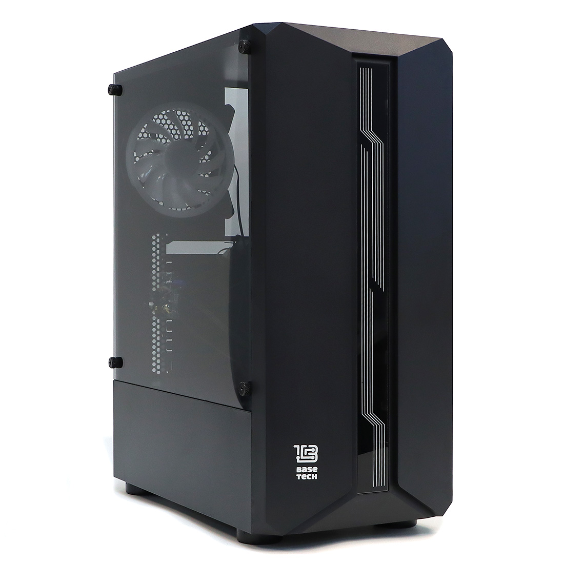 Корпус BaseTech eXtreme GFX-02 ATX Midi-Tower USB 30 RGB подсветка черный без БП BT-GFX-02-RGB 3200₽