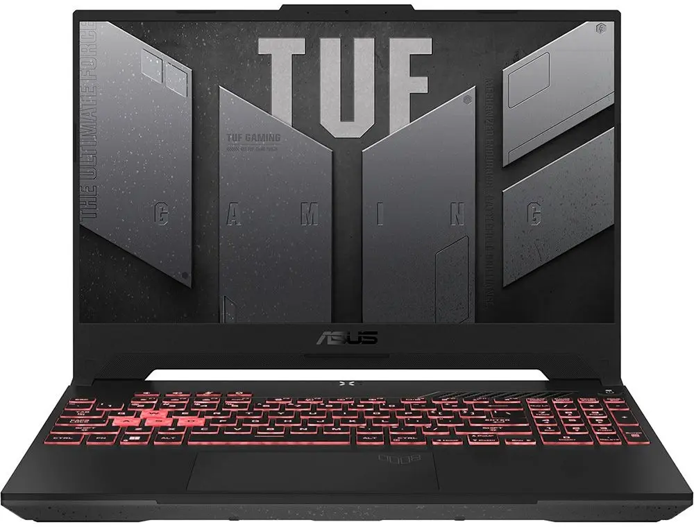 

Ноутбук ASUS TUF Gaming A15 FA507NV-LP023 15.6" IPS 1920x1080, AMD Ryzen 7 7735HS 3.2 ГГц, 16Gb RAM, 512Gb SSD, NVIDIA GeForce RTX 4060-8Gb, без OC, серый (90NR0E85-M002A0), FA507NV-LP023
