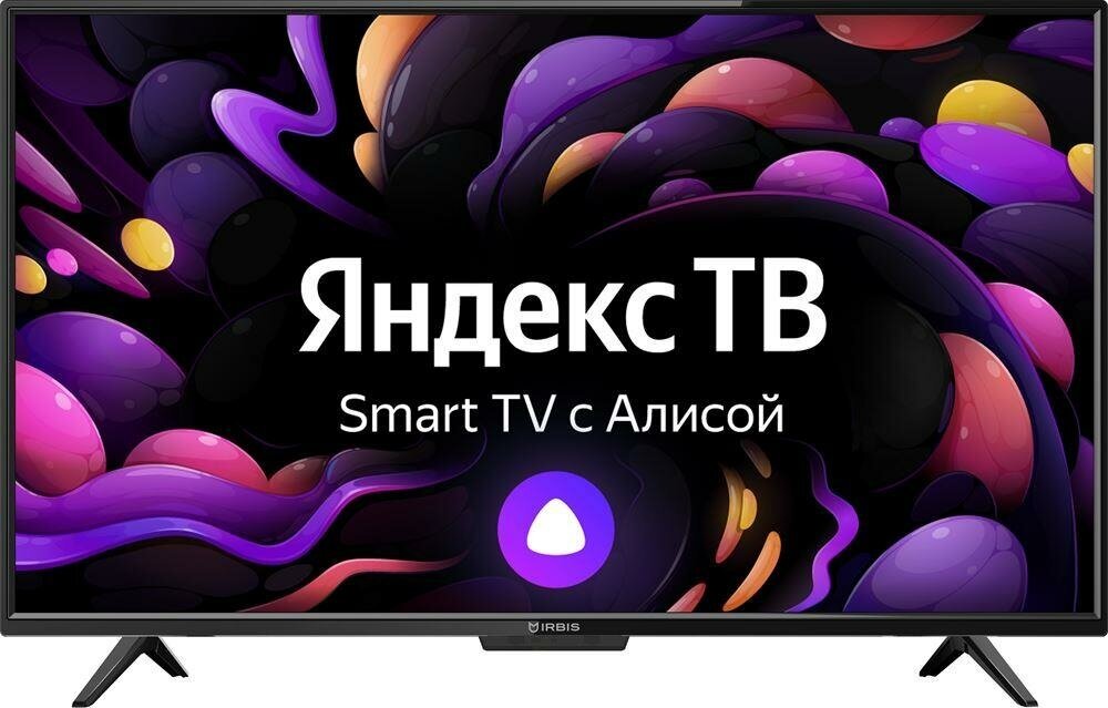 

Телевизор 39" IRBIS 39H1YDX173BS2, 1366x768, HDMIx2, USBx2, WiFi, Smart TV, черный (39H1YDX173BS2), 39H1YDX173BS2
