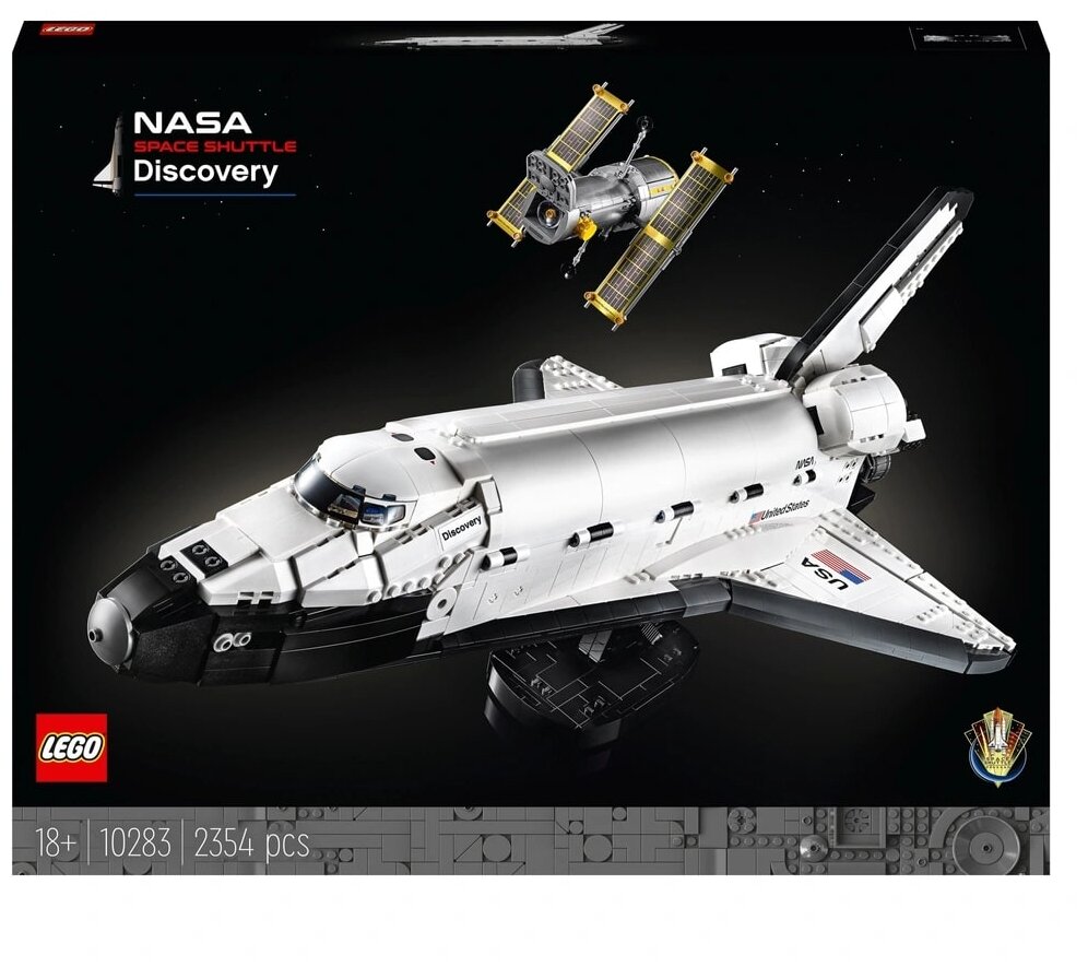 

Конструктор LEGO Космический шаттл НАСА «Дискавери», деталей: 2354 (10283), Космический шаттл НАСА «Дискавери»