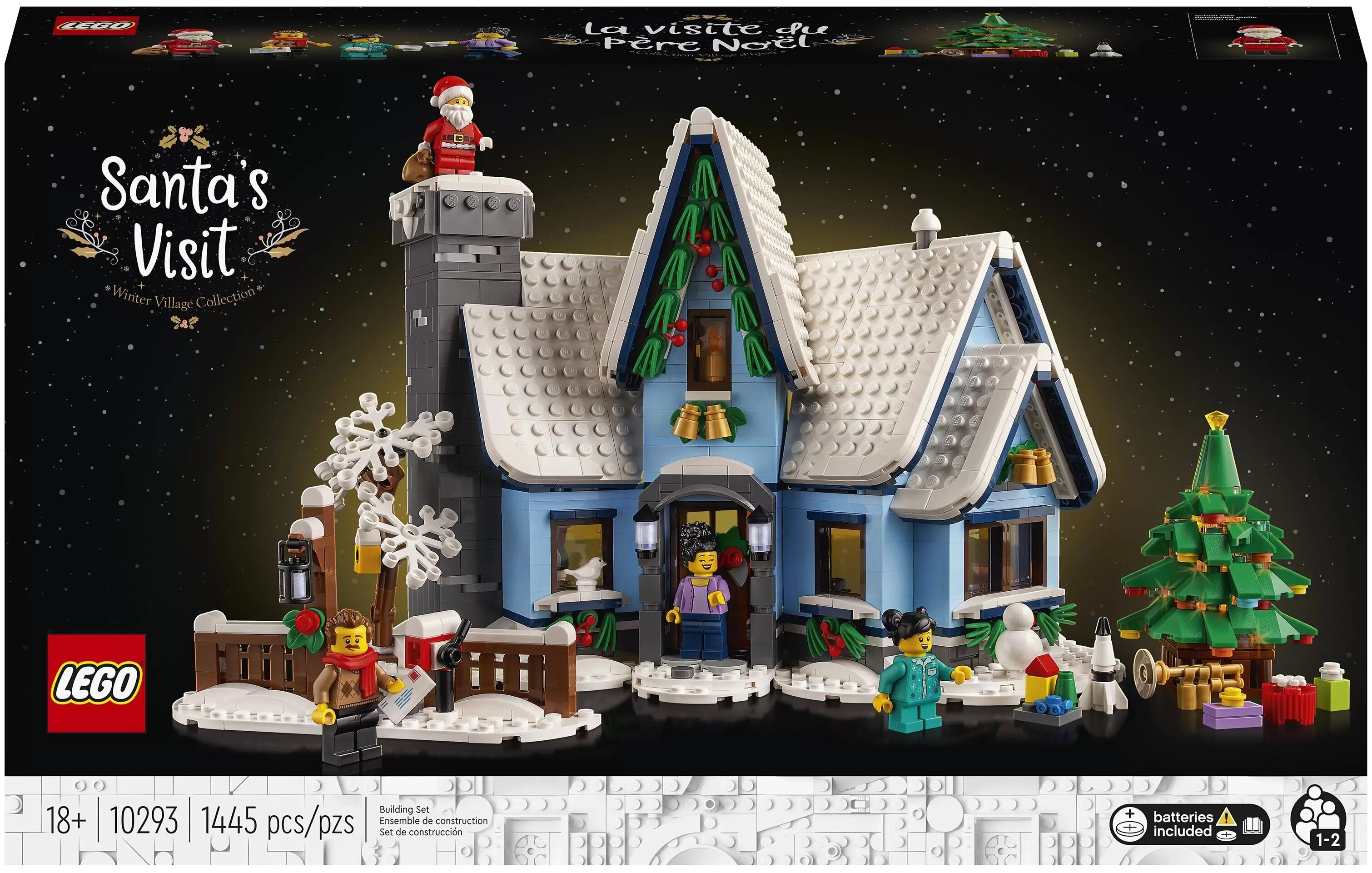 

Конструктор LEGO В ожидании Санты, деталей: 1445 (10293), В ожидании Санты