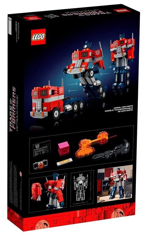 

Конструктор LEGO Оптимус Прайм, деталей: 1508 (10302), Оптимус Прайм