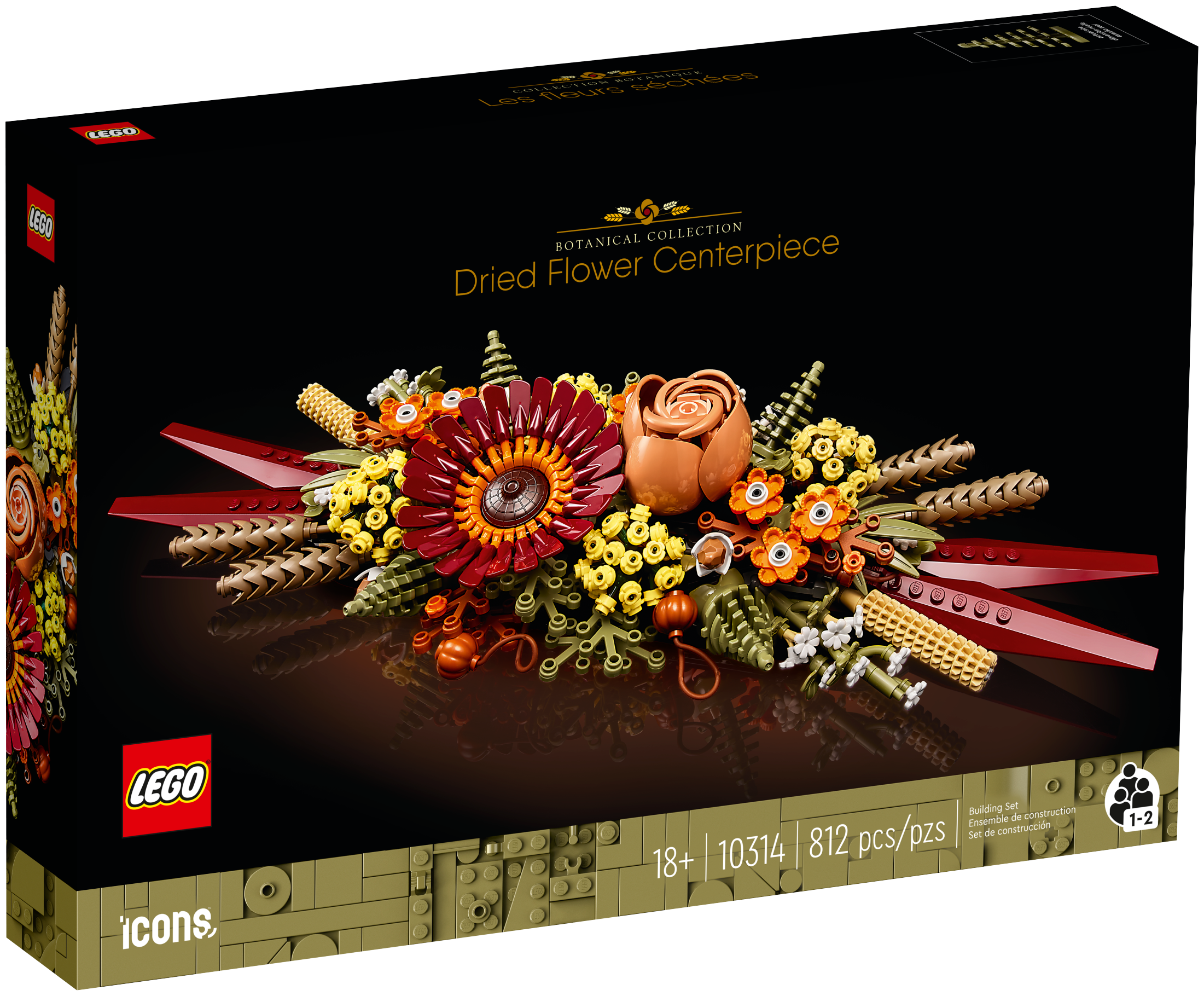 Конструктор LEGO Trockenblumengesteck, деталей: 812 (10314)