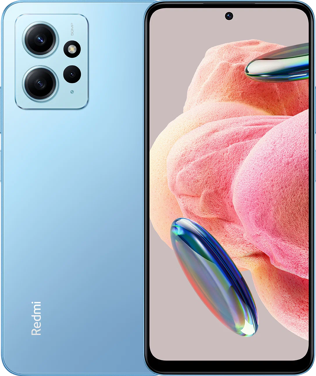 

Смартфон Xiaomi Redmi Note 12, 6.67" 1080x2400 AMOLED, Qualcomm Snapdragon 685, 8Gb RAM, 256Gb, 3G/4G, NFC, Wi-Fi, BT, 3xCam, 2-Sim, 5000 мА⋅ч, USB Type-C, Android 12, синий (49145), Redmi Note 12
