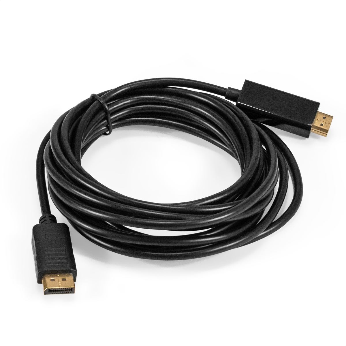 

Кабель DisplayPort(20M)-HDMI(19M), экранированный, 5 м, черный Exegate EX-CC-DP-HDMI-5.0 (EX294711RUS), EX-CC-DP-HDMI-5.0