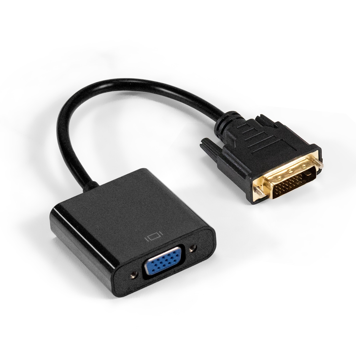

Кабель-переходник (адаптер) DVI-D(25M)-VGA(15F), 20 см, черный Exegate EX-CC-DVID-VGAF-0.2 (EX294677RUS), EX-CC-DVID-VGAF-0.2