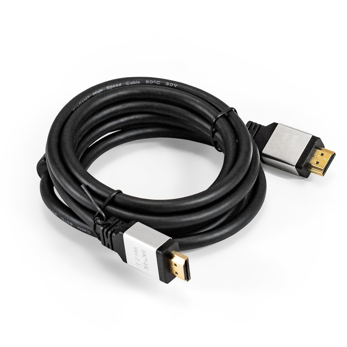 

Кабель HDMI(19M)-HDMI(19M) v2.1 4K, 8K, 2 м, черный Exegate EX-CC-HDMI8K-2.0 (EX294702RUS), EX-CC-HDMI8K-2.0