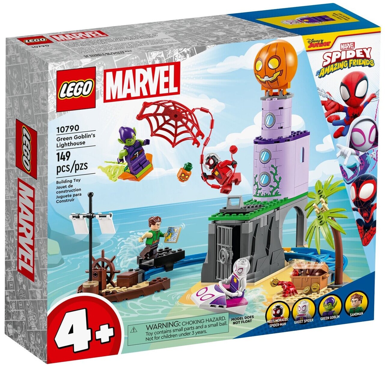 

Конструктор LEGO Super Heroes Spidey 4+ Marvel 2023, деталей: 149 (10790), Super Heroes Spidey 4+ Marvel 2023