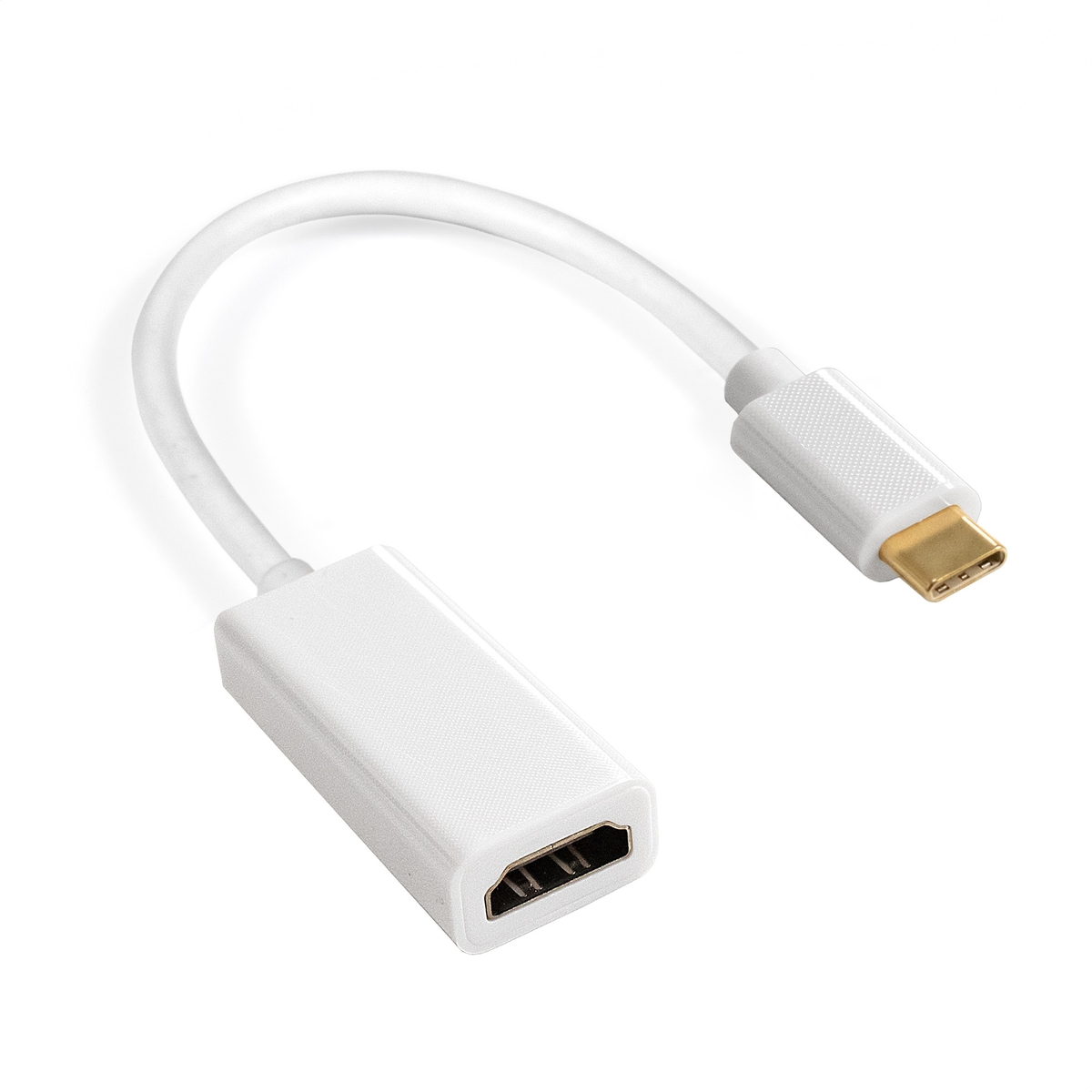 

Кабель-переходник (адаптер) HDMI(19F)-USB Type-C(M) 4K, 8K, 15 см, белый Exegate EX-CM-HDMI2F-0.1 (EX294721RUS), EX-CM-HDMI2F-0.1