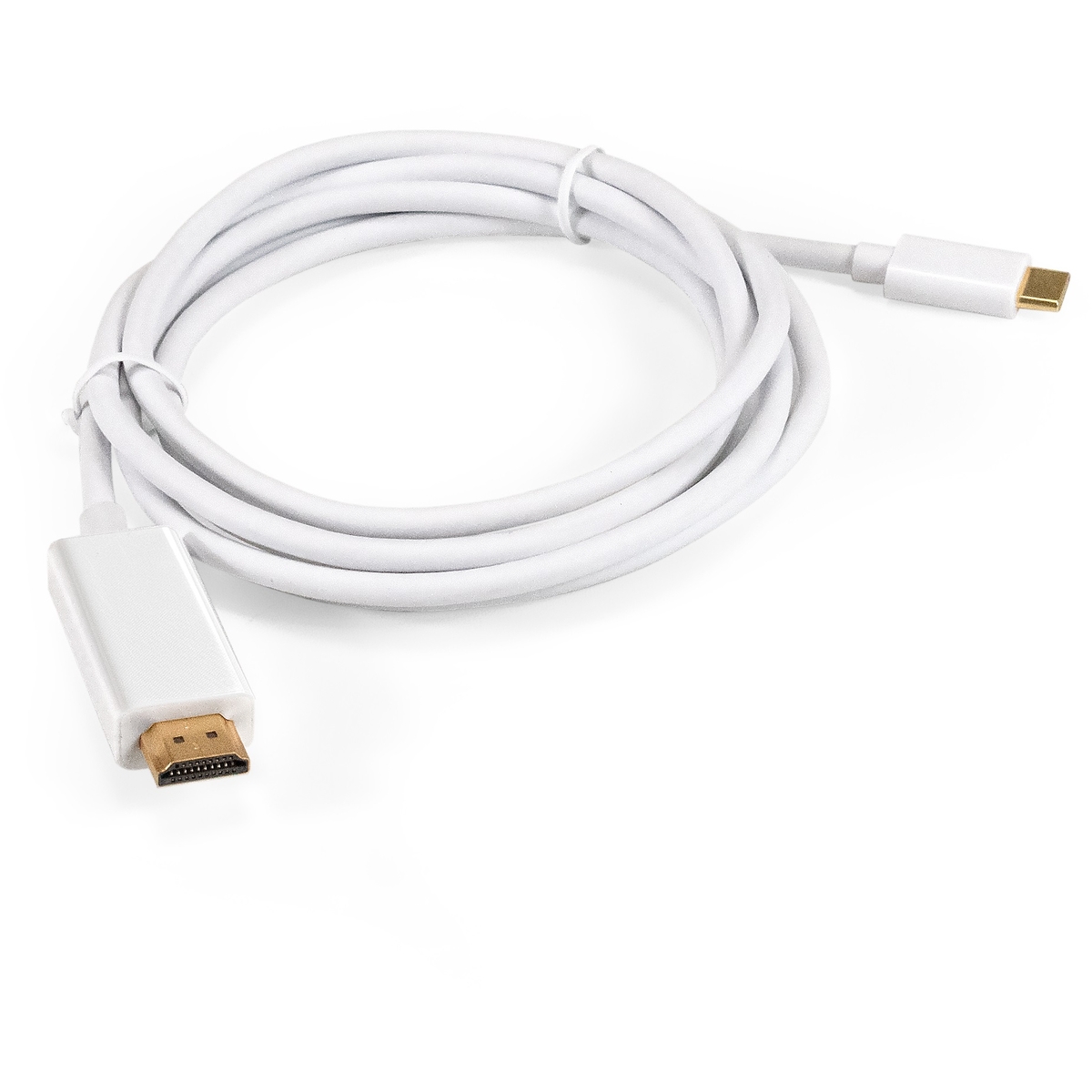 

Кабель-переходник (адаптер) HDMI(19M)-USB Type-C(M) 4K, 8K, 1.8 м, белый Exegate EX-CM-HDMI2M-0.1 (EX294722RUS), EX-CM-HDMI2M-0.1