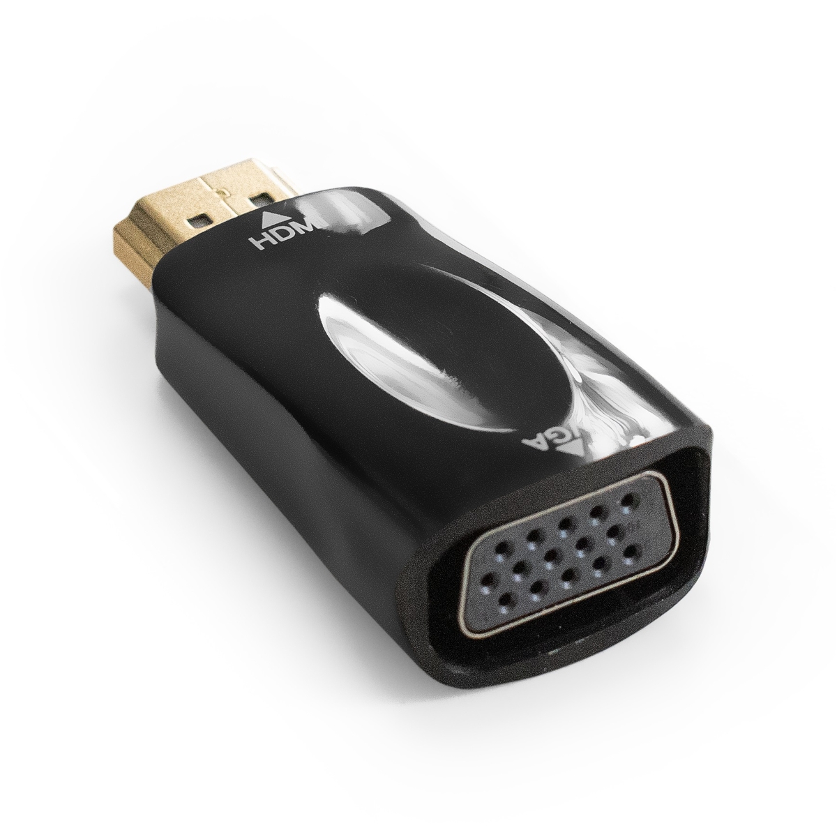 

Переходник (адаптер) HDMI(19M)-VGA(15F), черный Exegate EX-A-HDMI-VGA-001 (EX294718RUS), EX-A-HDMI-VGA-001