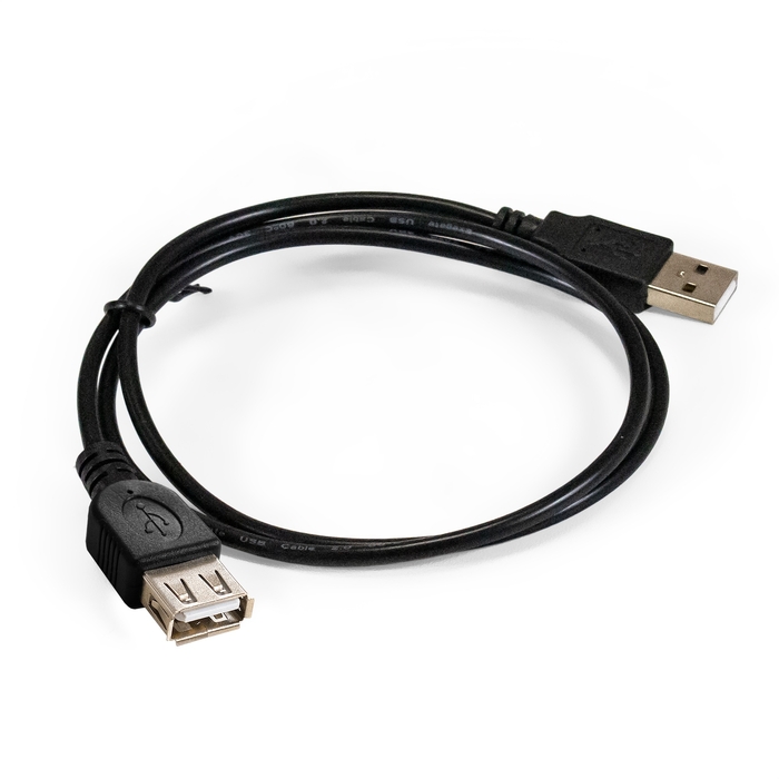 

Кабель-удлинитель USB 2.0(Am)-USB 2.0(Af), 50 см, черный, Exegate EX-CC-USB2-AMAF-0.5 (EX294740RUS), EX-CC-USB2-AMAF-0.5