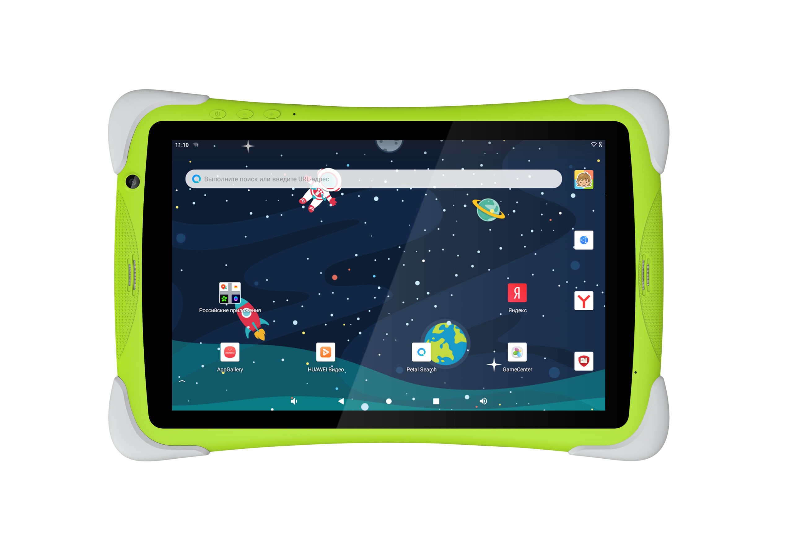 

Планшет TOPDEVICE Kids Table K10 10.1" 1280x800 IPS, Unisoc SC9863A, 2Gb RAM, 32Gb, WiFi, BT, 6 А·ч, Android 11, зеленый (TDT4636_Wi_E_CIS), K10