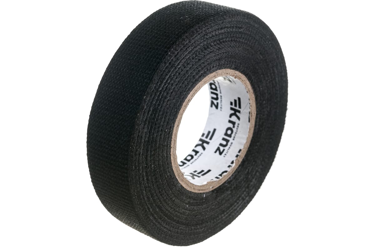 

Изолента флис, 300 мкм/1.9 см/15 м, черная, Kranz (KR-09-2906)