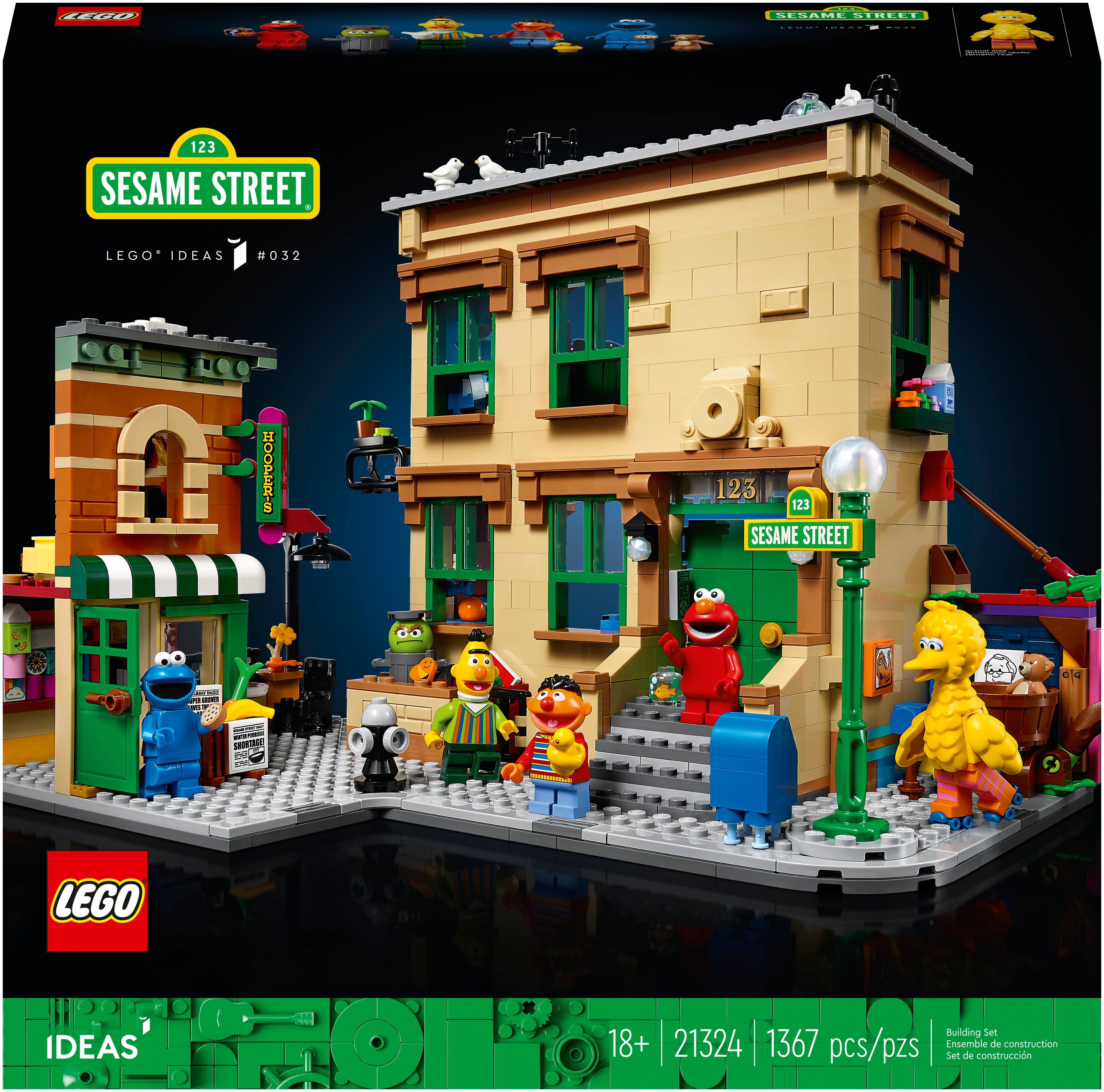Конструктор LEGO Улица Сезам, деталей: 1367