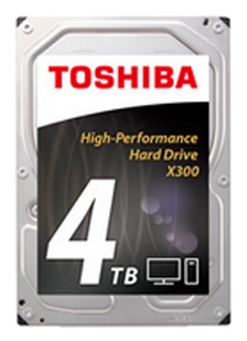 

Жесткий диск (HDD) Toshiba 4Tb X300, 3.5", 7200rpm, 128Mb, SATA3 (HDWE140EZSTA)