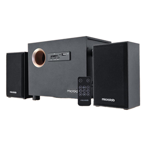 

Акустика 2.1 Microlab M-105R, 15 Вт, FM, USB, microSD, черный, M-105R