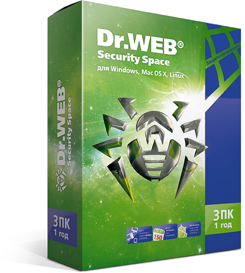 Антивирус Dr.Web Security Space КЗ, базовая лицензия