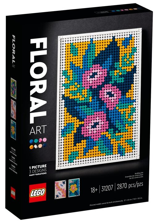 

Конструктор LEGO Floral Art, деталей: 2870 (31207), Floral Art