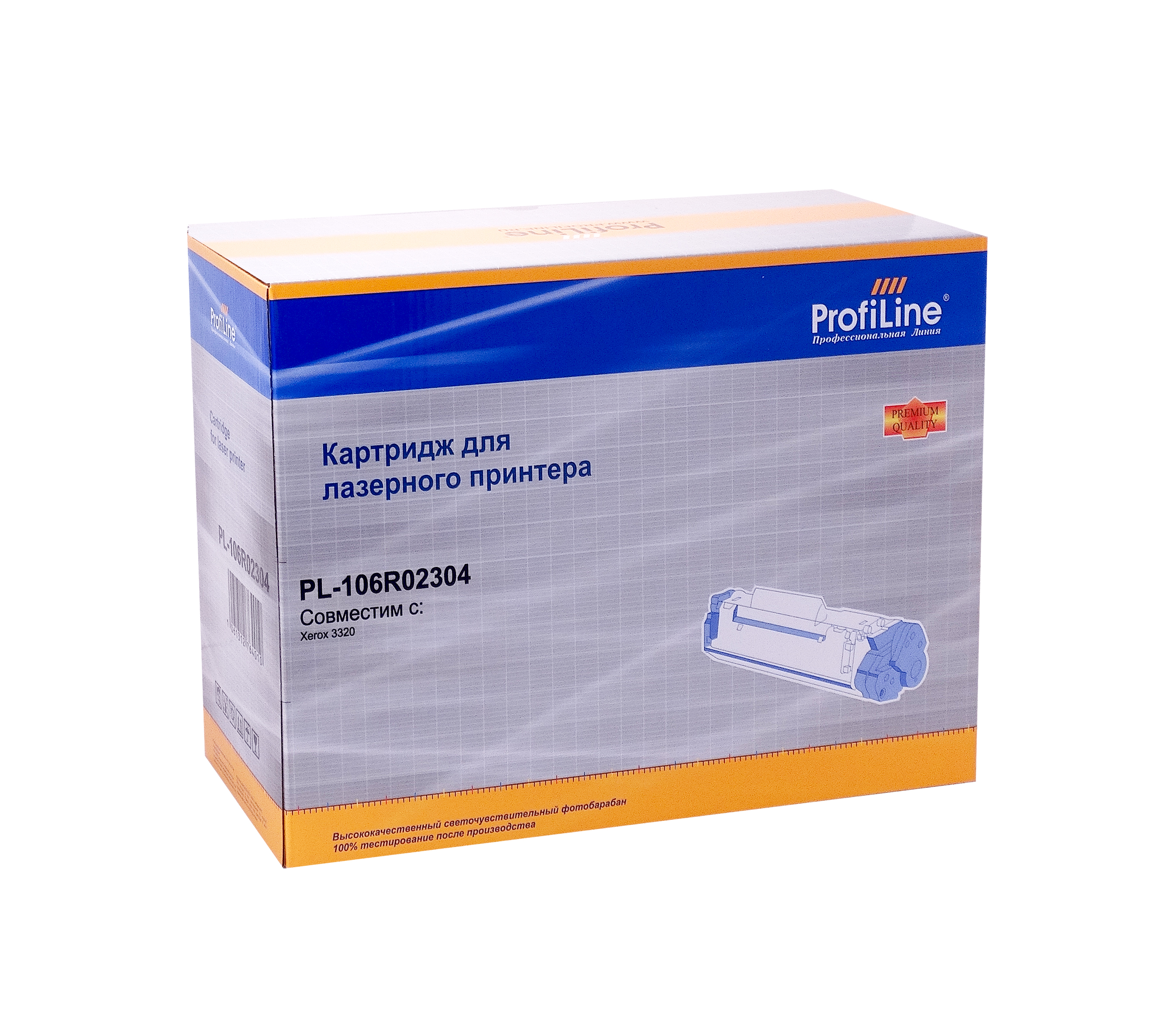 

Картридж ProfiLine PL-106R02304 для Rank Xerox Phaser 3320 (5000 копий), Черный