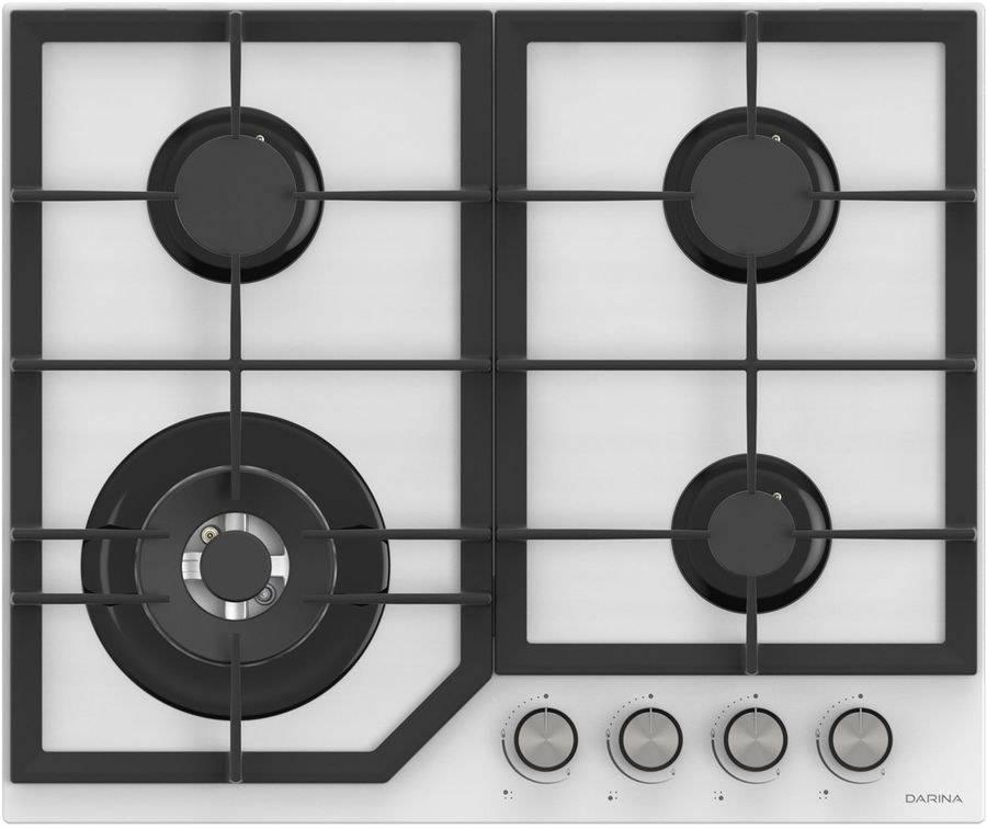 

Газовая варочная панель DARINA ER4 BGC 341 08 W, 4 конфорки, белая (ER4 BGC 341 08 W), ER4 BGC 341 08 W