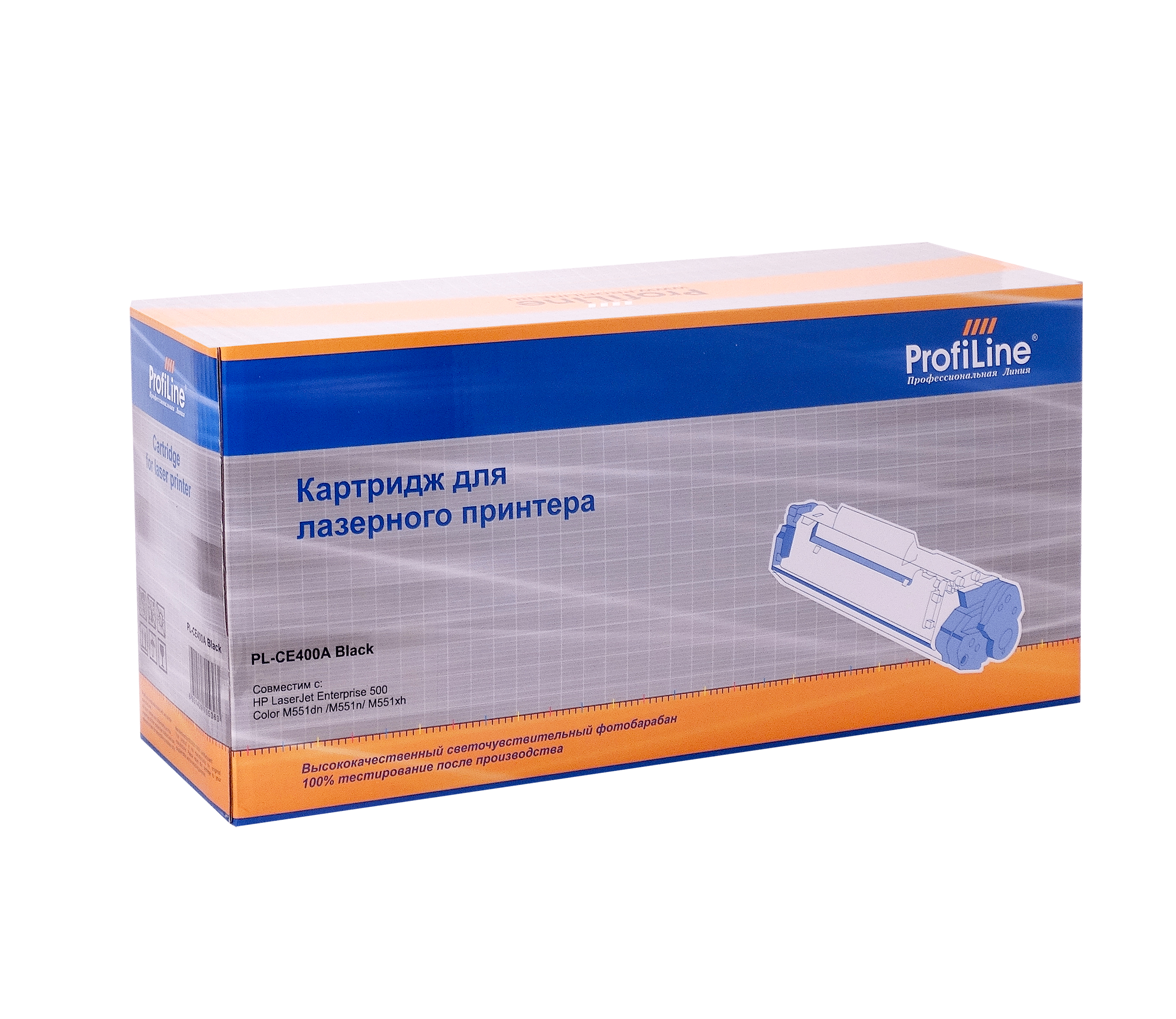 

Картридж лазерный ProfiLine PL-CE400A (CE400A), черный, 5500 страниц, совместимый для Color LaserJet Enterprise M551dn/M551n/M551xh, черный