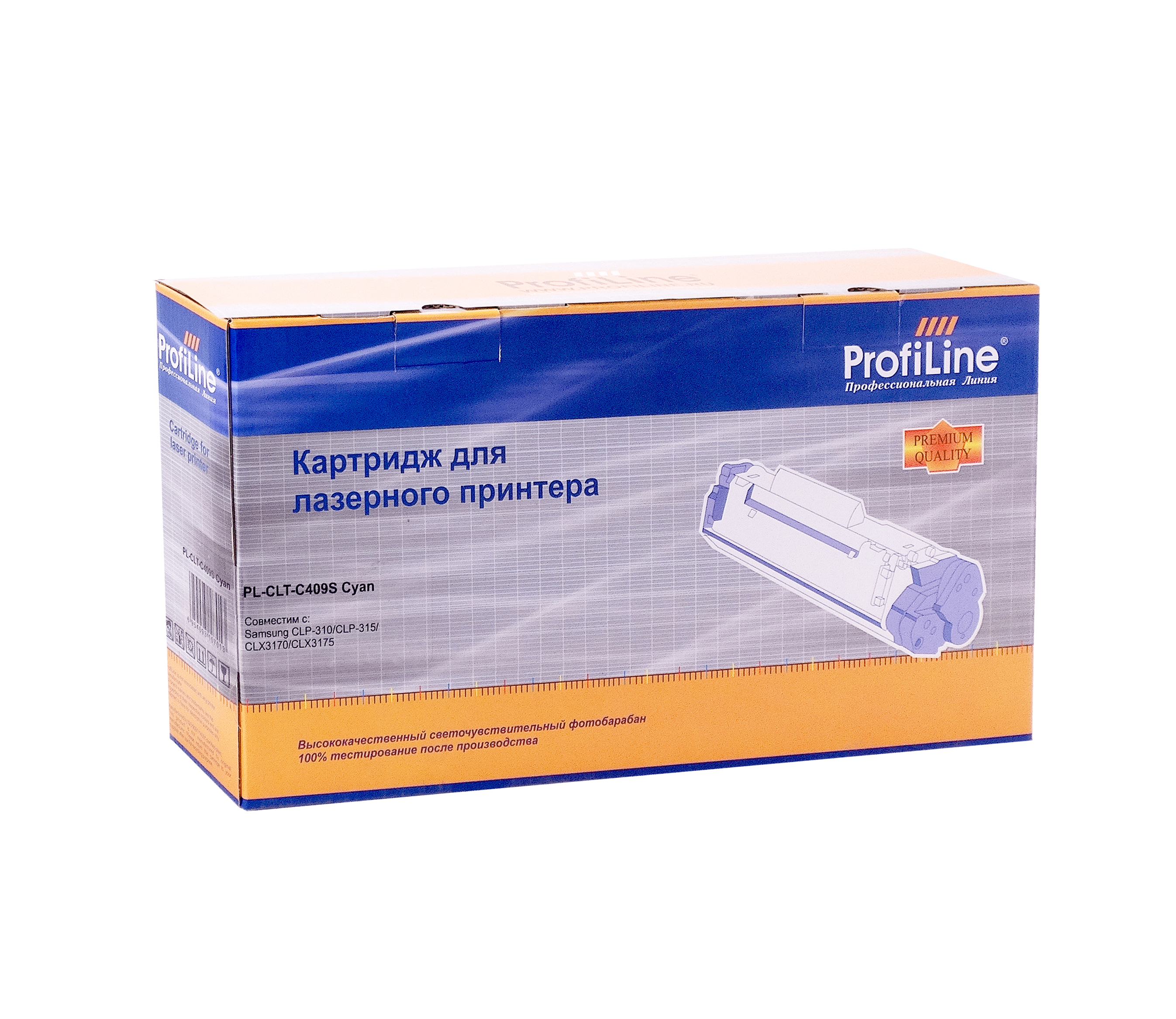 

Картридж лазерный ProfiLine PL-CLT-C409S (CLT-C409S), голубой, 1000 страниц, совместимый для Samsung CLP-310/CLP-315/CLX3175