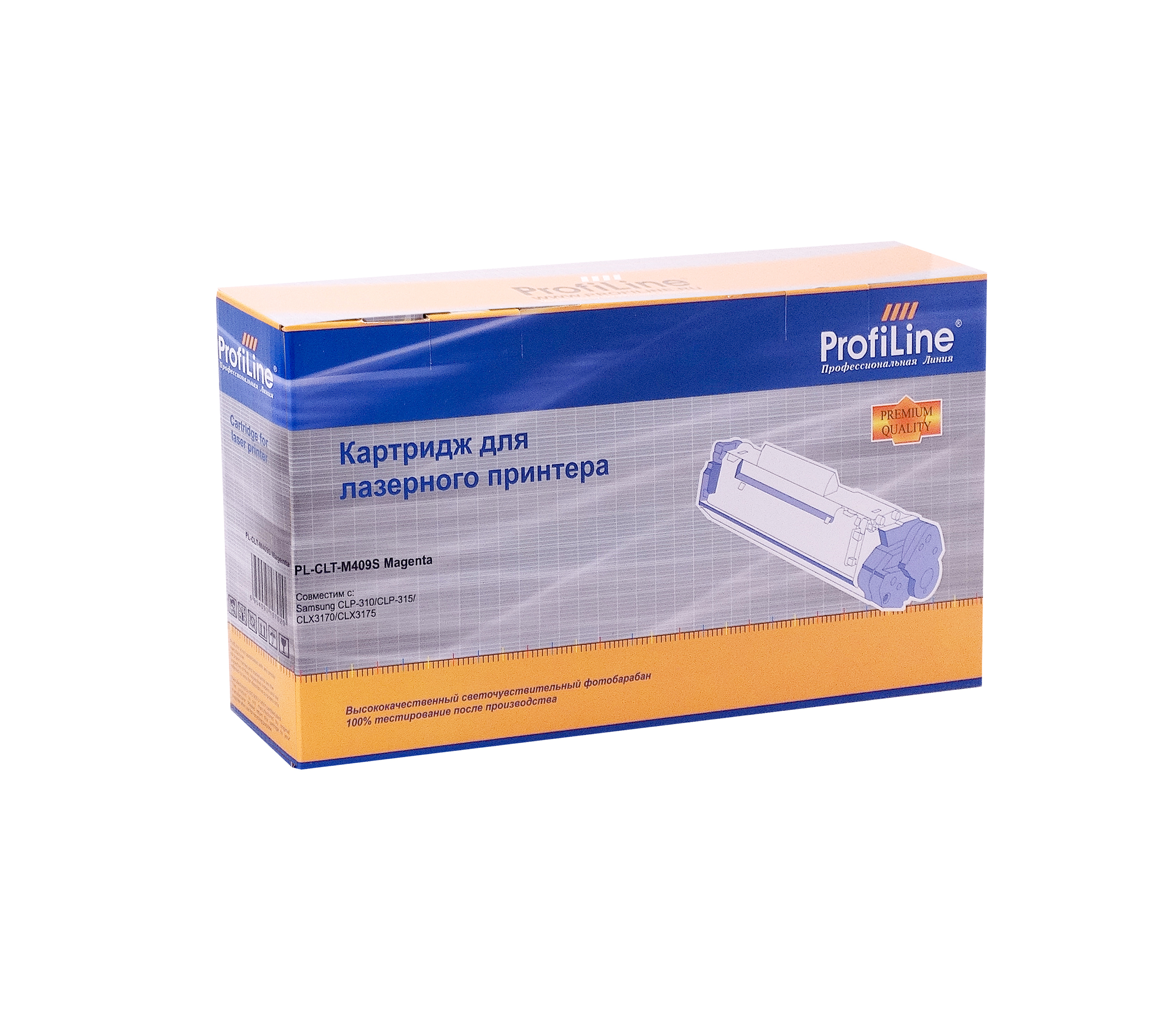 

Картридж ProfiLine PL-CLT-M409S для принтеров Samsung CLP-310/CLP-315/CLX3175 Magenta 1000 копий, Пурпурный