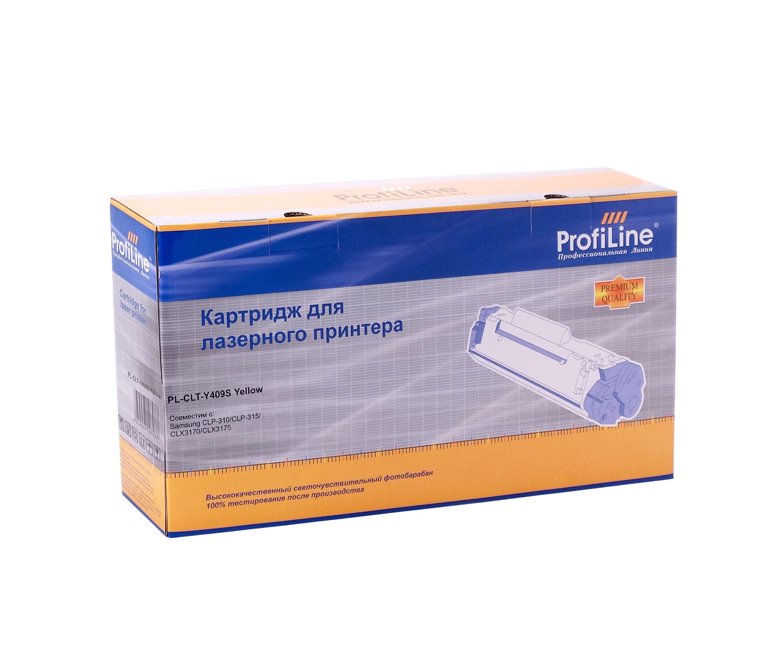 Картридж ProfiLine PL-CLT-Y409S, желтый, 1000 страниц