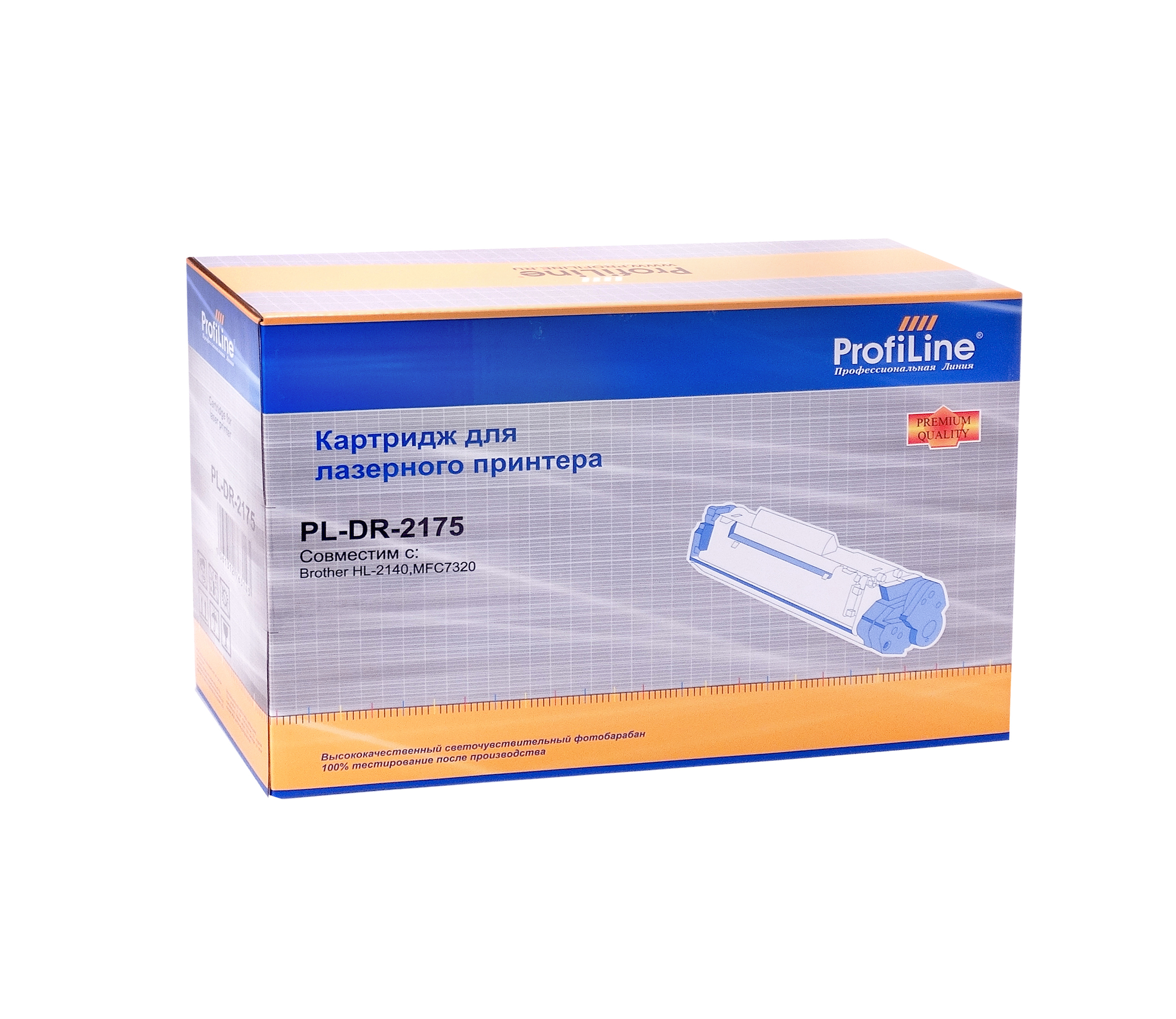 

Драм-картридж ProfiLine PL-DR-2175 для принтеров Brother HL-2140/2142/2150N/2170W/DCP-7030/7040/7045/MFC-7320/7360 12000 копий, PL-DR-2175
