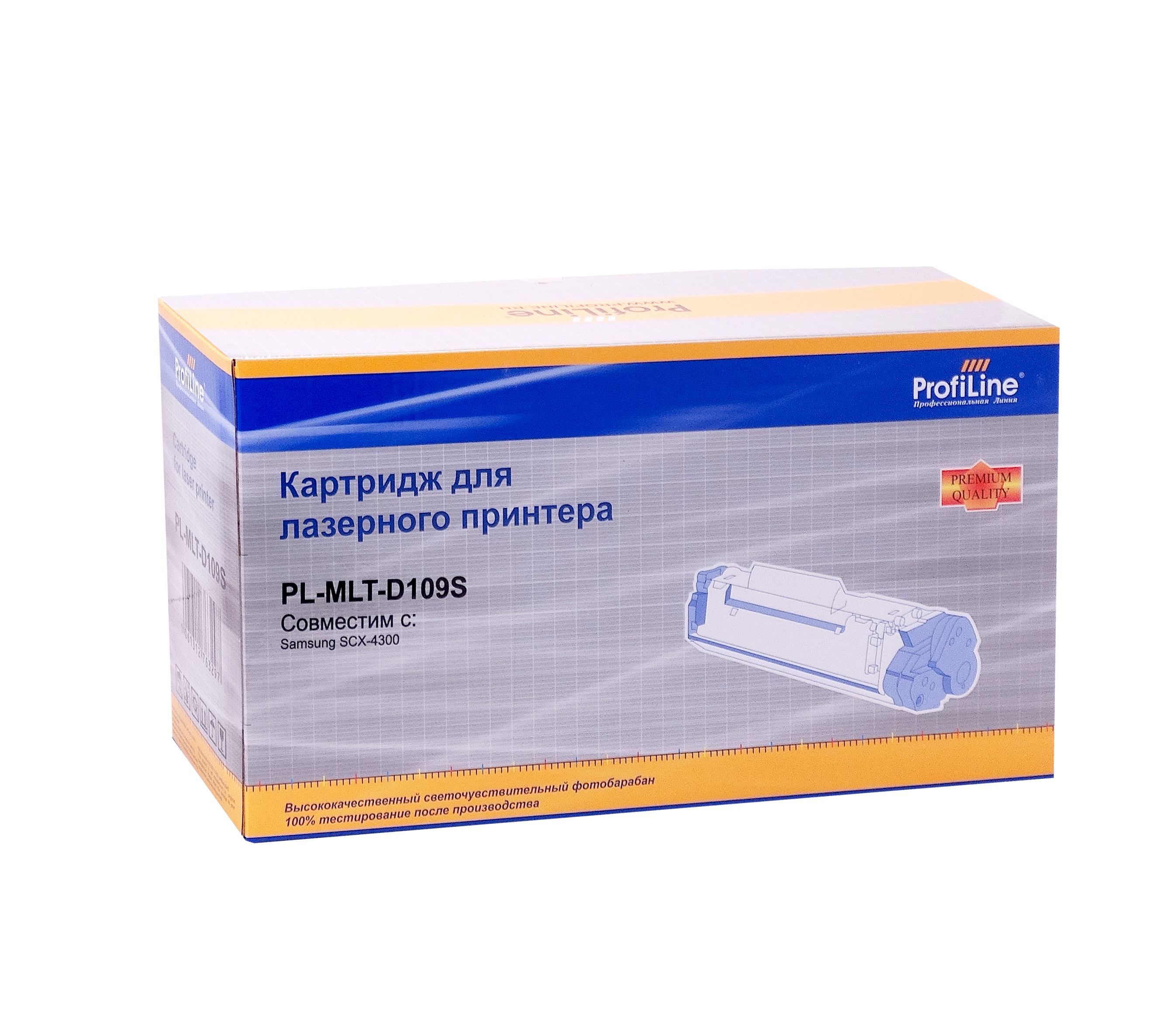 

Картридж ProfiLine PL-MLT-D109S для принтеров Samsung SCX-4300 2000 копий, Черный