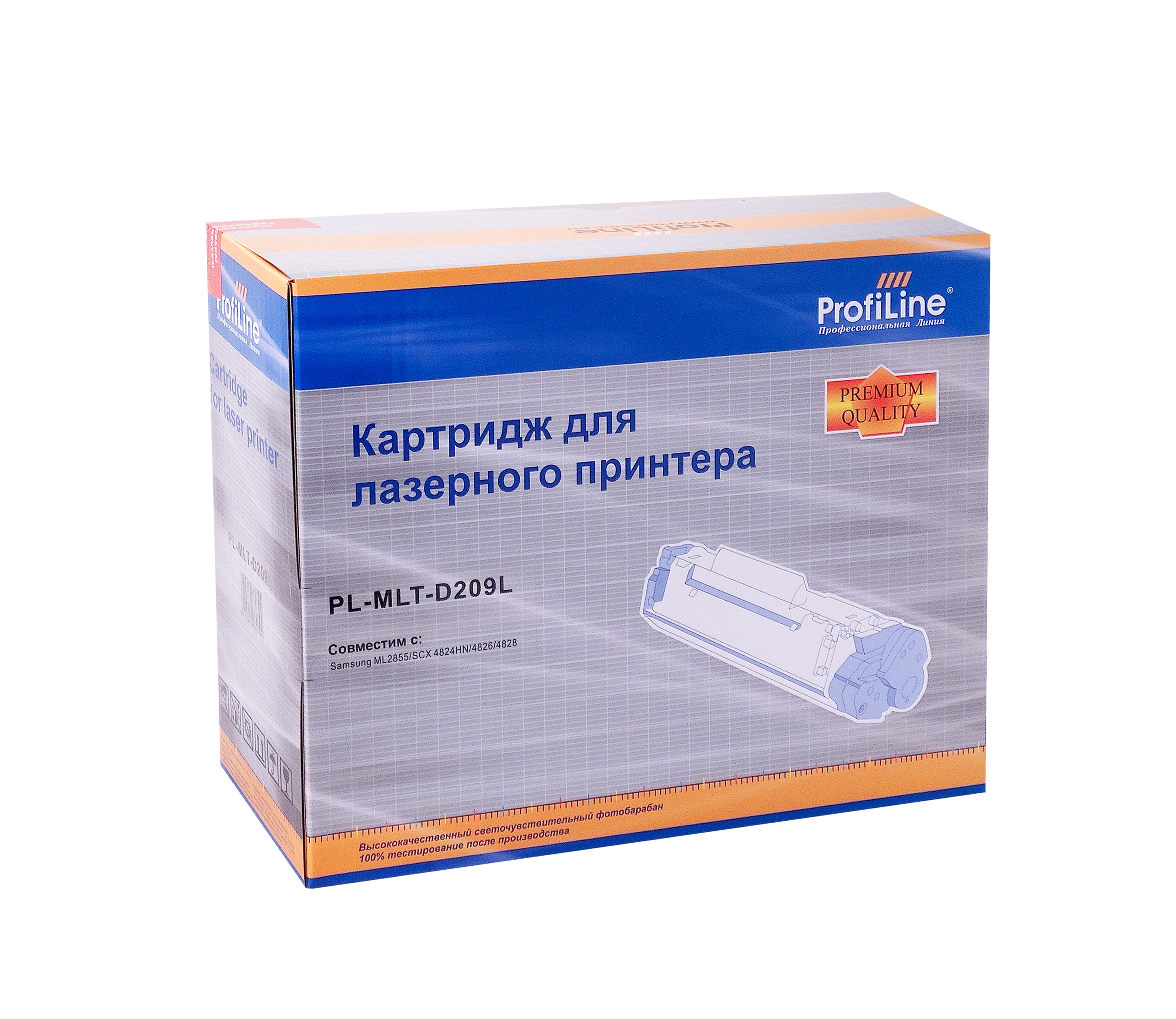 

Картридж лазерный ProfiLine PL-MLT-D209L (MLT-D209L), черный, 5000 страниц, совместимый для Samsung ML-2853ND/2855ND/SCX-4824HN/4824FNK/4824FHNK/4825FN/4826FN/4828FN/4828FNK/4828HN
