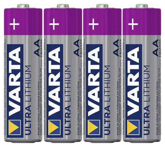 

Батарейка Varta Ultra, AA (FR6), 1.5V, 4 шт. (6106301404)