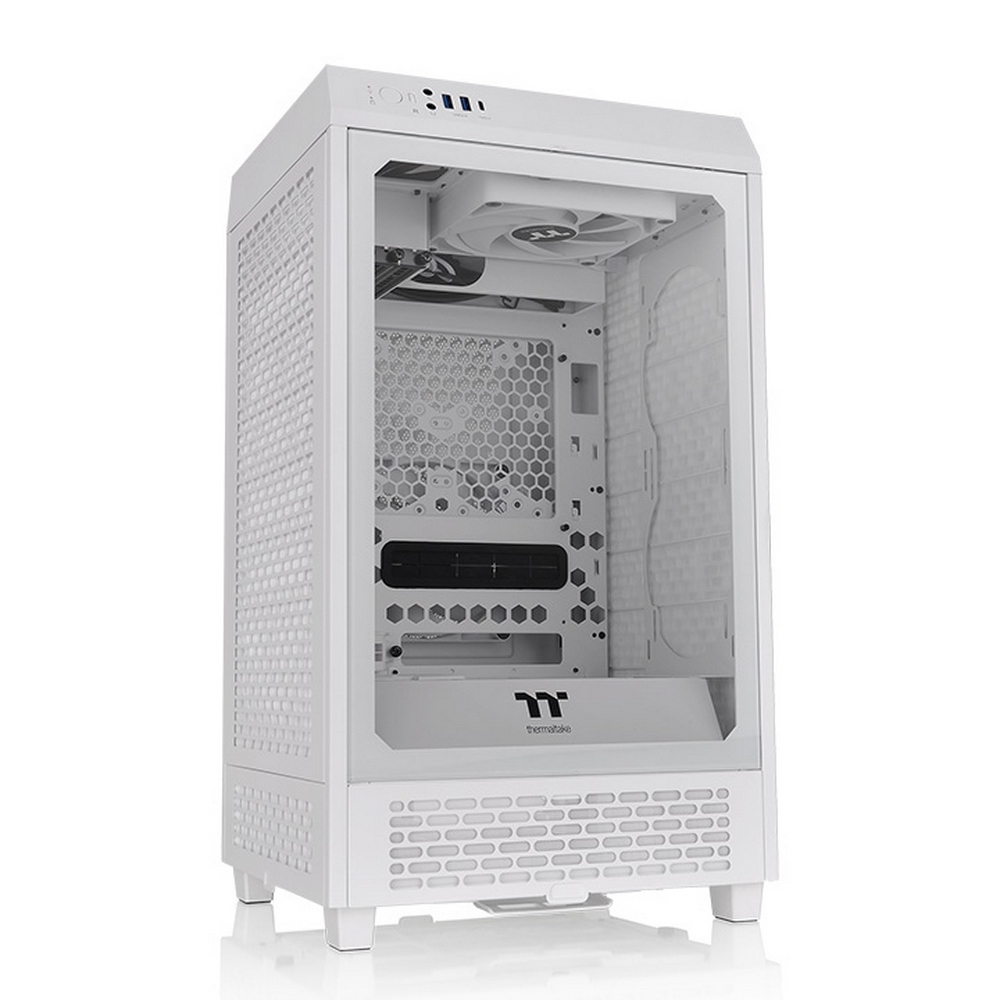 Корпус Thermaltake The Tower 200, Mini-Tower, без БП, белый
