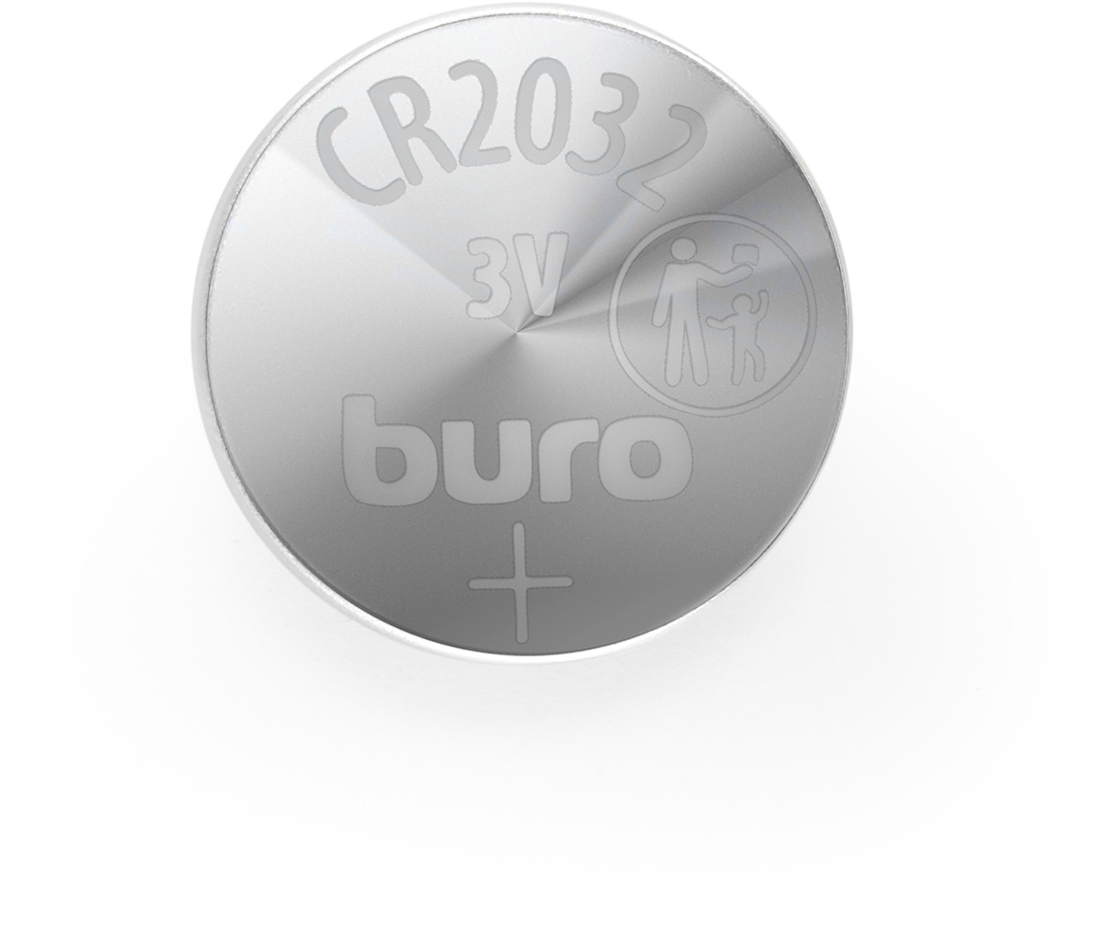 Батарейка Buro, CR2032, 3V, 1 шт