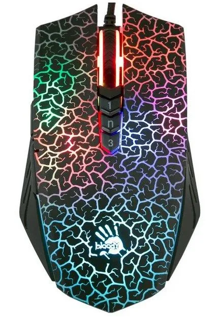 

Мышь проводная A4Tech A70a , 6200dpi, оптическая светодиодная, USB, черный (A70 ACTIVATED), A70a