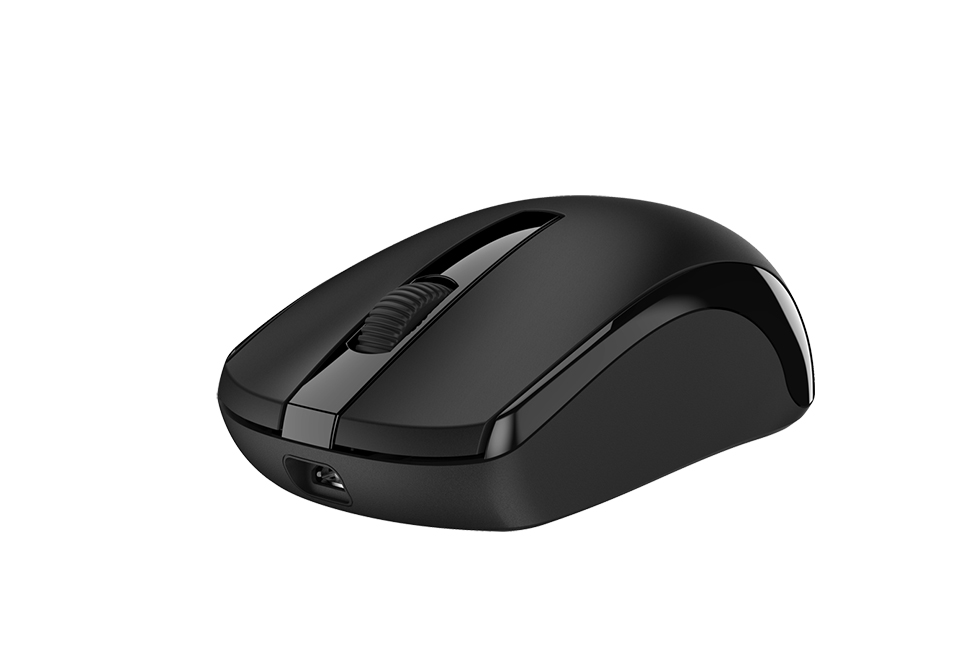 

Мышь беспроводная Genius ECO-8100, 1600dpi, оптическая светодиодная, USB, черный (31030010410), ECO-8100