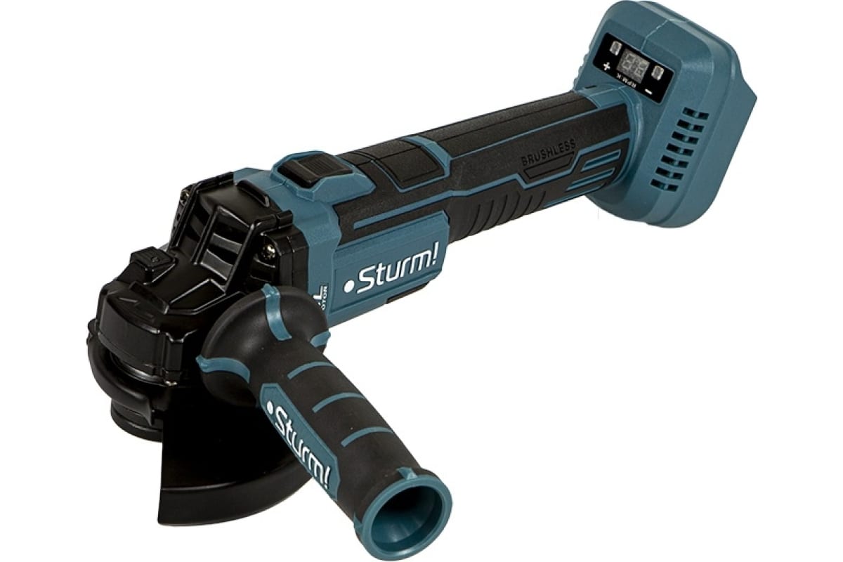 

УШМ (болгарка) Sturm! CAG1812BLE, аккумуляторная, 12.5 см, 9000 об/мин, Li-Ion, 18 В, регулировка частоты вращения, 2.1 кг (CAG1812BLE), Поставляется без аккумулятора и зарядного устройства!, CAG1812BLE