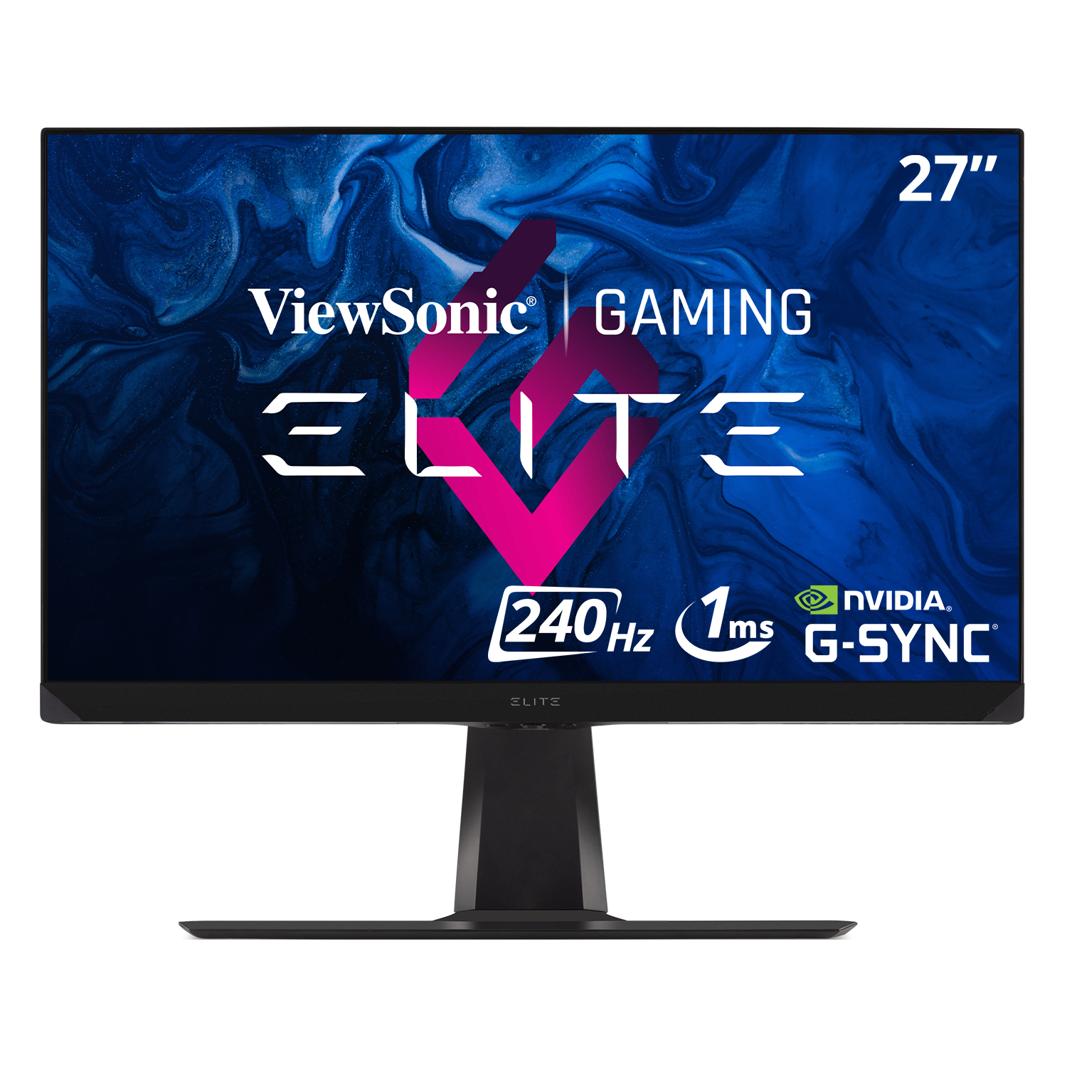 

Монитор 27" Viewsonic Elite XG271QG IPS, 2560x1440 (16:9), 400кд/м2, 240Hz, 1мс, 178°/178°, NVIDIA G-SYNC, HDMI, DisplayPort, USB-Hub, черный (XG271QG), XG271QG