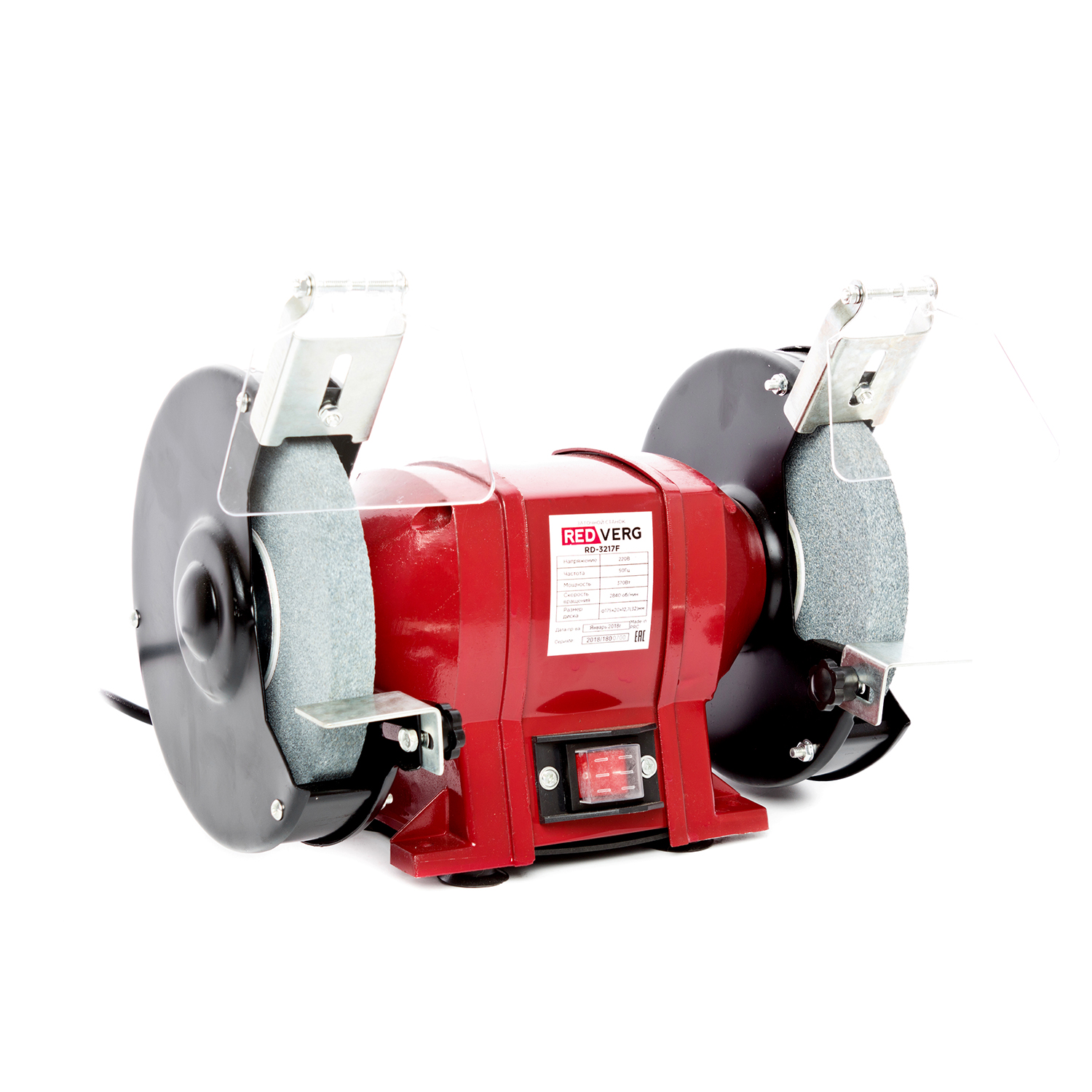 Станок заточный (точило) RedVerg RD-3217F, 370 Вт