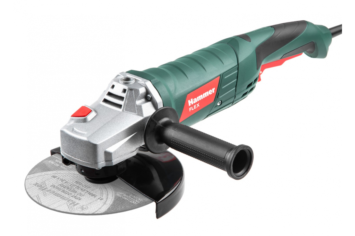 

УШМ (болгарка) Hammer USM1650D, сетевая, 1.65 кВт, 18 см, 8000 об/мин, 3.02 кг (569072), USM1650D
