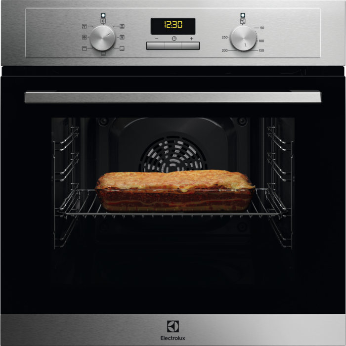 

Духовой шкаф электрический Electrolux EOH3H00BX, черный/серебристый (EOH3H00BX), EOH3H00BX