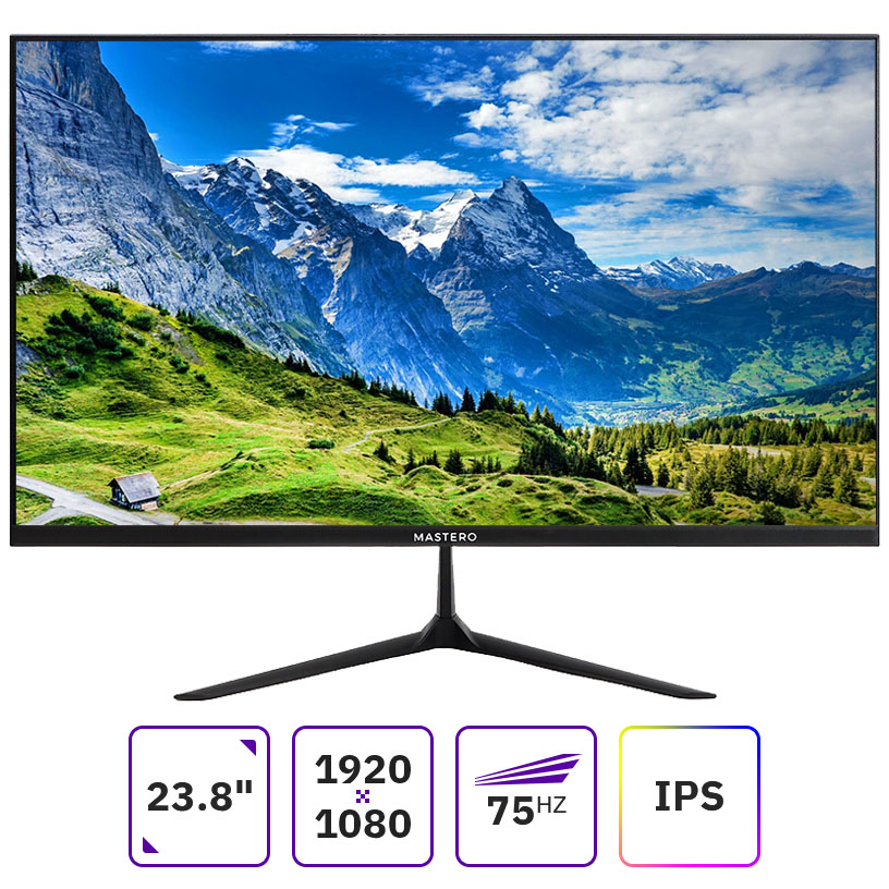 Монитор 23.8" Mastero Base S2422HN черный
