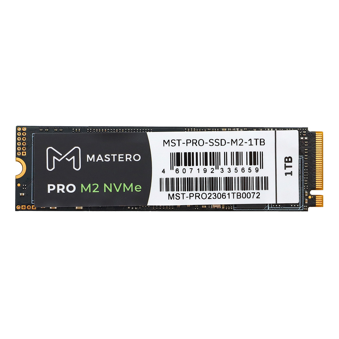 Твердотельный накопитель (SSD) Mastero 1Tb PRO, 2280, M.2, NVMe (MST-PRO-SSD-M2-1TB) Retail - фото 1