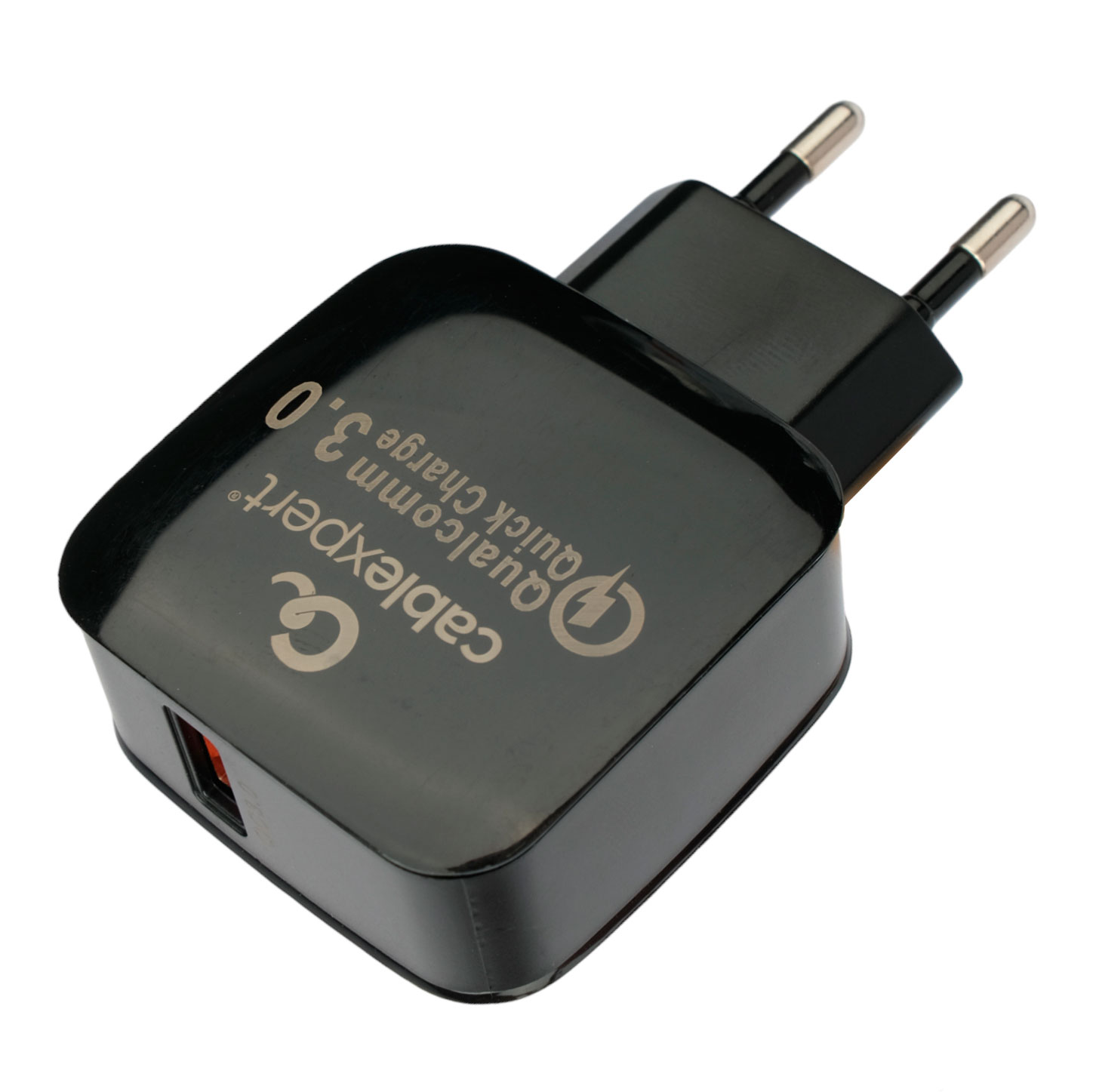 Сетевое зарядное устройство Cablexpert MP3A-PC-41 18 Вт, USB, Quick Charge, 3А, черный (MP3A-PC-41) - фото 1