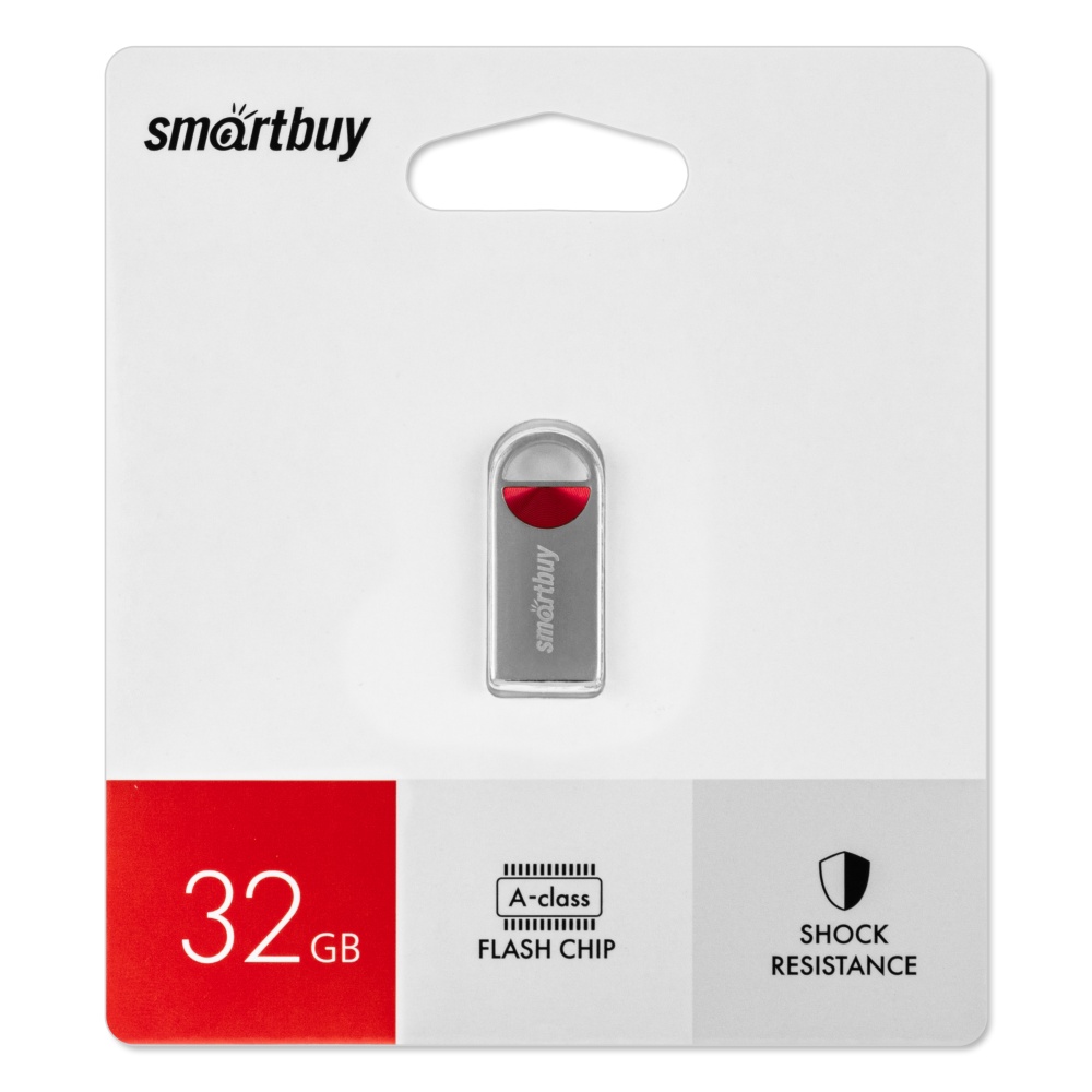 

Флешка 32Gb USB 2.0 SmartBuy MC8, серебристый (SB032GBMC8)